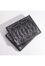 AWG Miscellaneous - Set van 7 Hekslepels met Edelsteen Kristallen Donkerzilver