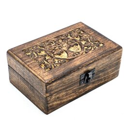 AWG Wooden Tree of Life box 15cm x 10cm