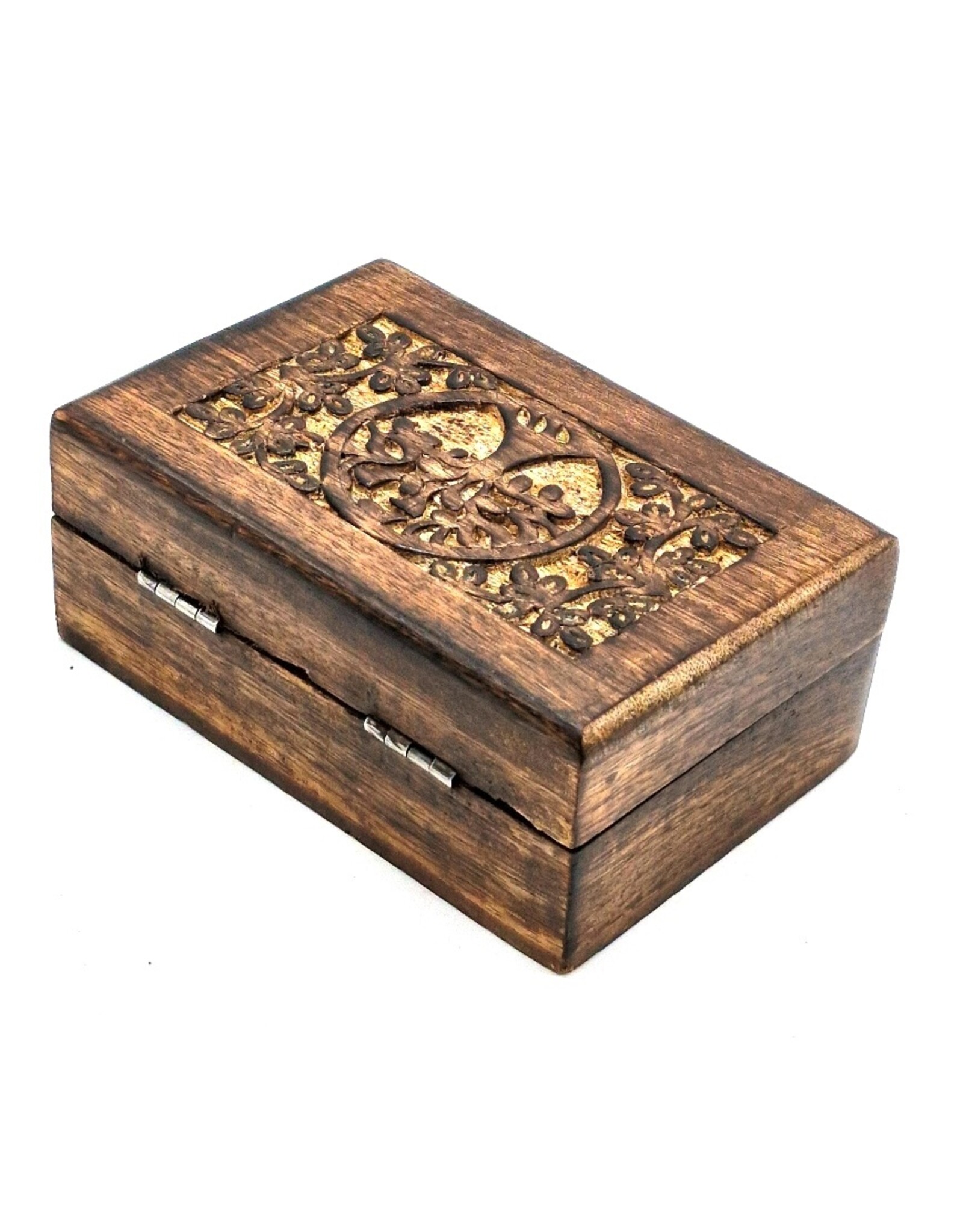 AWG Miscellaneous - Wooden Tree of Life box 15cm x 10cm
