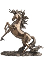 Veronese Design Giftware Beelden Collectables  - Steigerende Eenhoorn Veronese Design