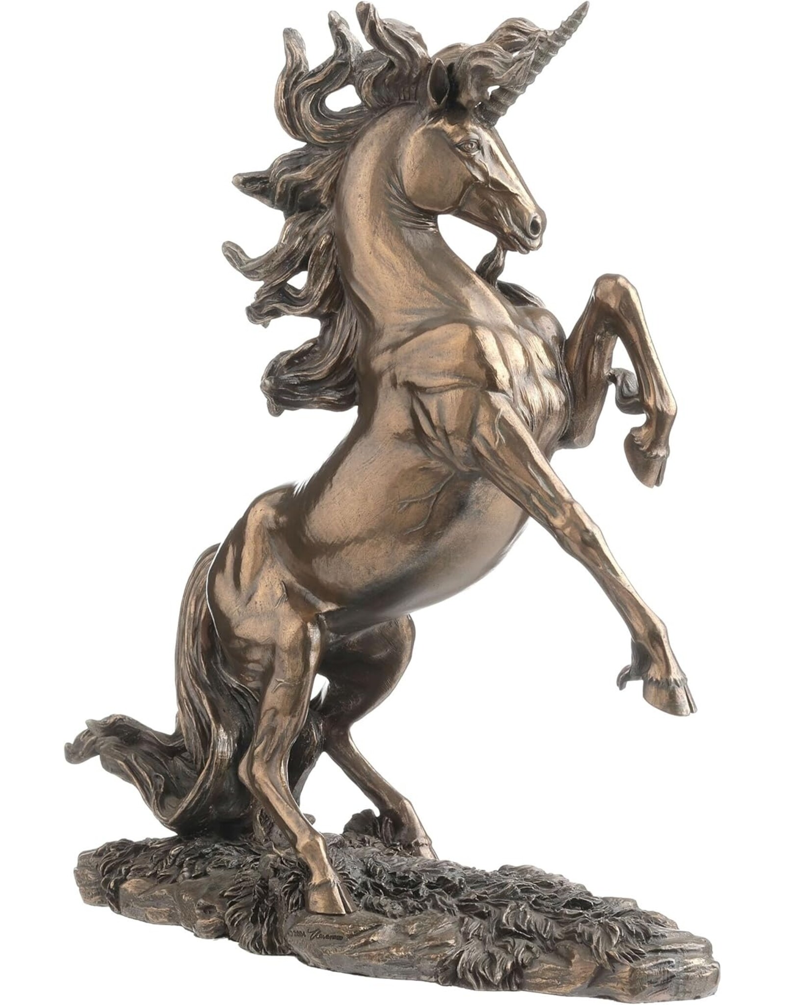 Veronese Design Giftware Beelden Collectables  - Steigerende Eenhoorn Veronese Design