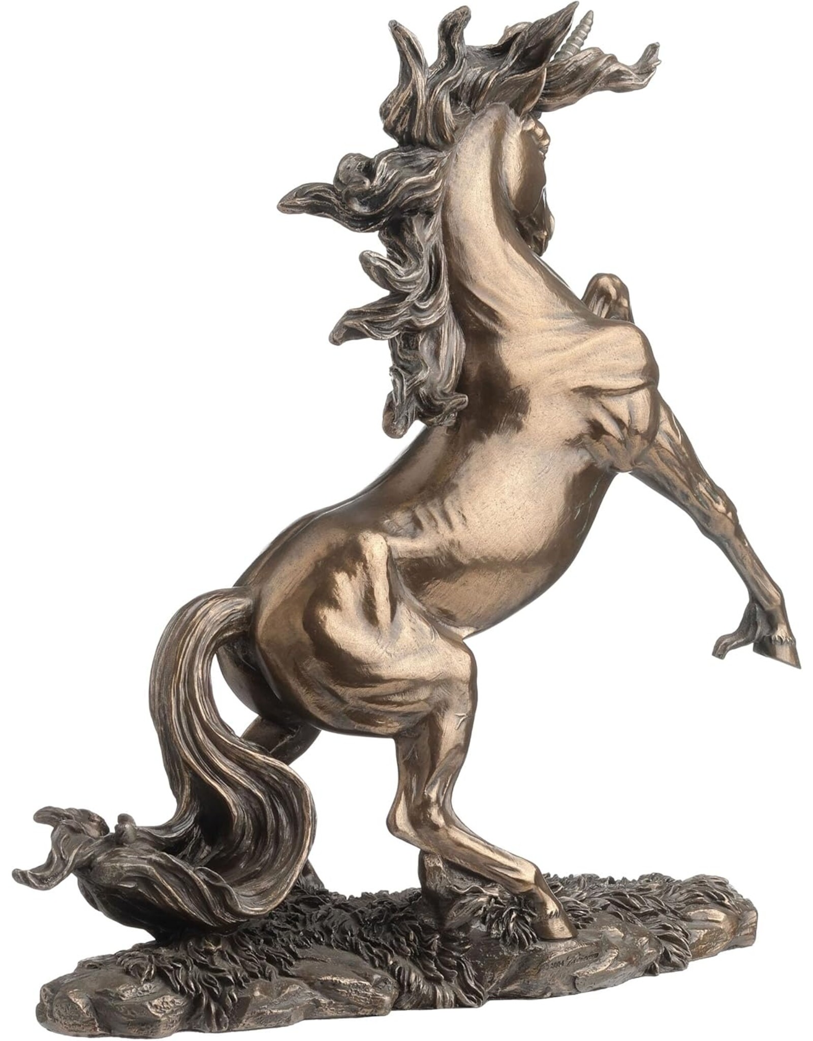 Veronese Design Giftware Beelden Collectables  - Steigerende Eenhoorn Veronese Design