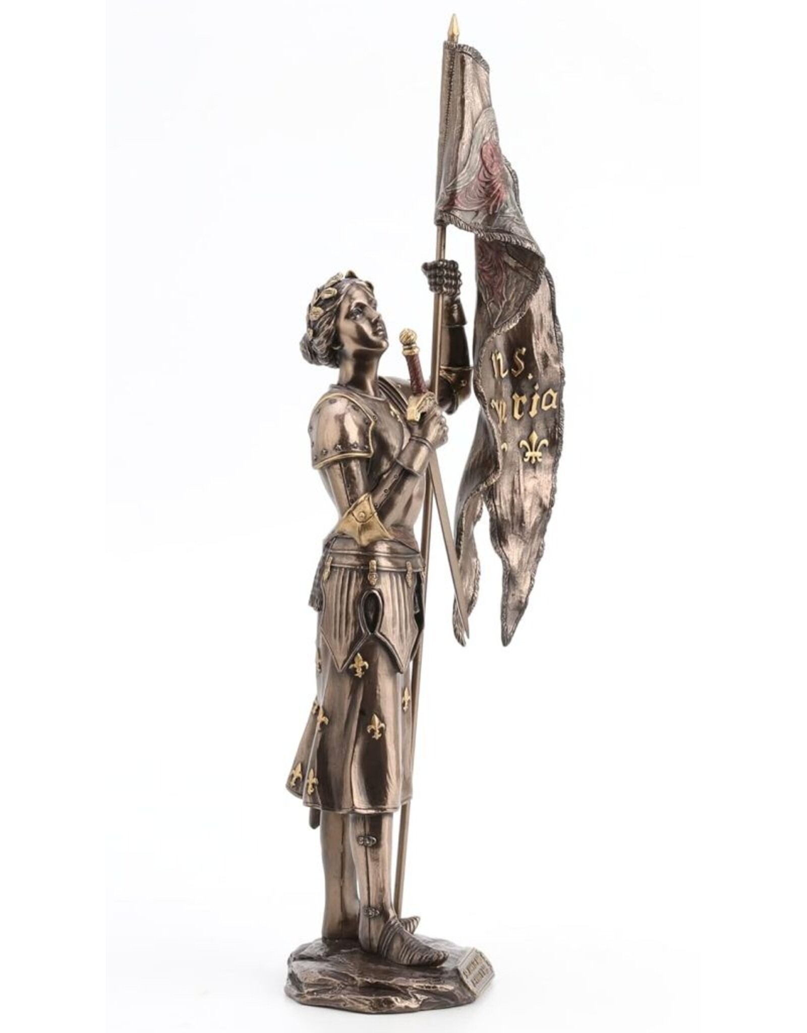 Veronese Design Giftware & Lifestyle - Joan of Arc with Sword and Flag Veronese Design