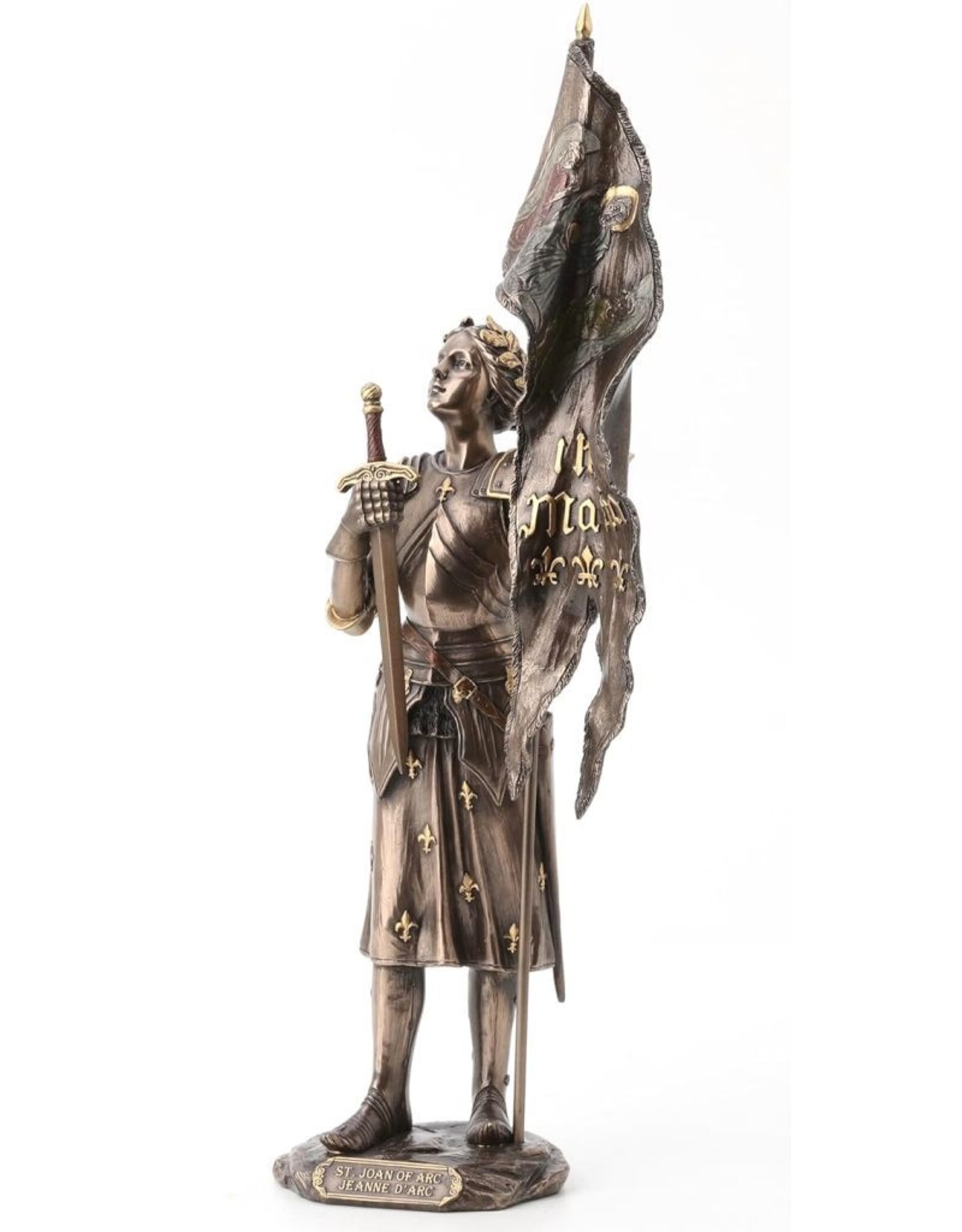 Veronese Design Giftware & Lifestyle - Joan of Arc with Sword and Flag Veronese Design