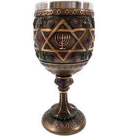 Veronese Design Star of David Menorah  Chalice Veronese Design