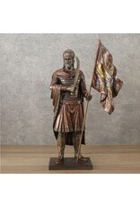 Veronese Design Giftware & Lifestyle -   Constantin XI Palaiologos holdig Flag of Byzantine Empire