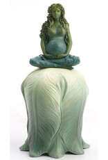Veronese Design Giftware & Lifestyle - Ritual bell Mother Earth  Pregnant Gaia on Lotus