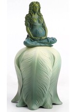 Veronese Design Giftware & Lifestyle - Ritual bell Mother Earth  Pregnant Gaia on Lotus