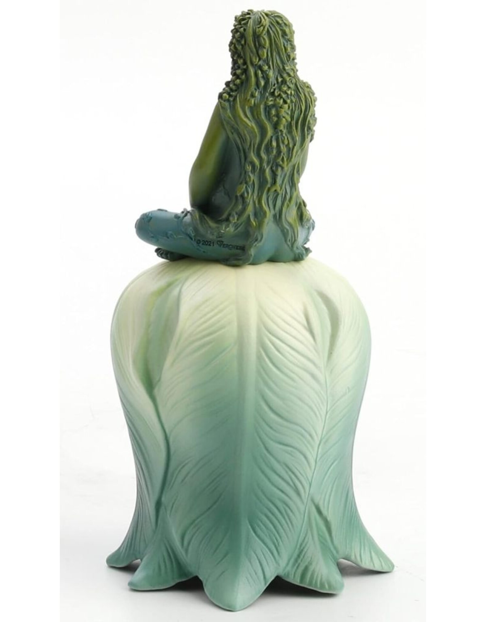 Veronese Design Giftware & Lifestyle - Ritual bell Mother Earth  Pregnant Gaia on Lotus