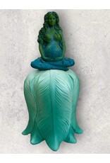 Veronese Design Giftware & Lifestyle - Ritual bell Mother Earth  Pregnant Gaia on Lotus