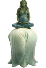 Veronese Design Giftware & Lifestyle - Ritual bell Mother Earth  Pregnant Gaia on Lotus