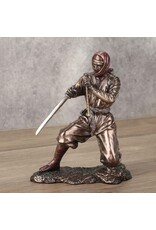 Veronese Design Giftware & Lifestyle -   Ninja met Zwaard en Schede in Vechthouding