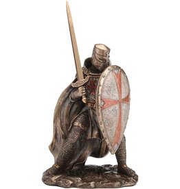Veronese Design Tempelier Kruisvaarder met Zwaard  en Schild Veronese Design