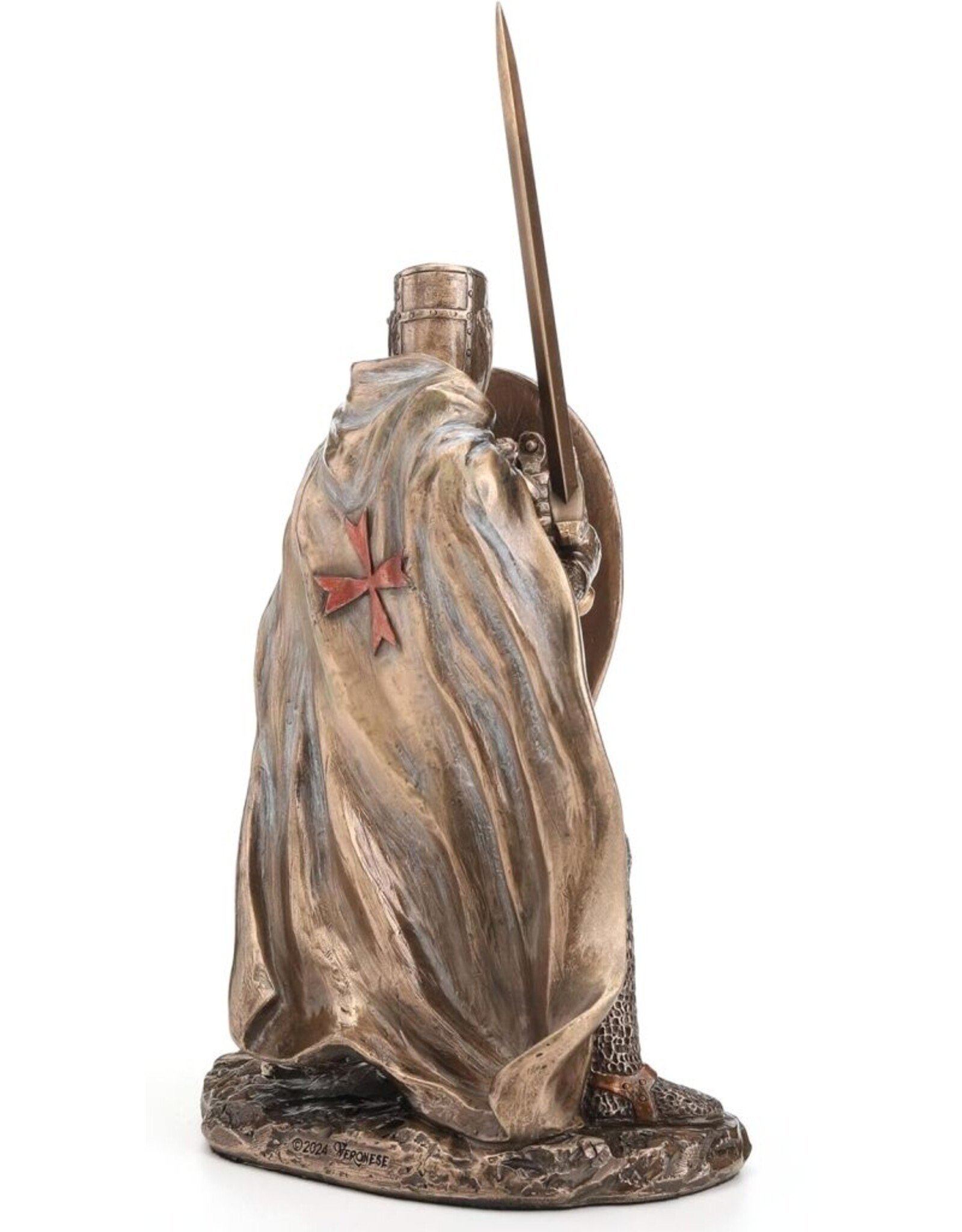 Veronese Design Veronese Design - Tempeliers Kruisvaarder met Zwaard  en Schild Veronese Design