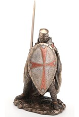 Veronese Design Veronese Design - Knights Templar Crusader wielding Sword and Shield Veronese Design