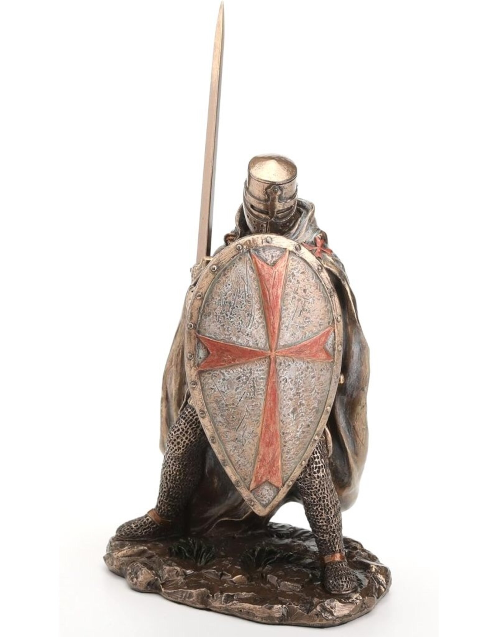 Veronese Design Veronese Design - Knights Templar Crusader wielding Sword and Shield Veronese Design