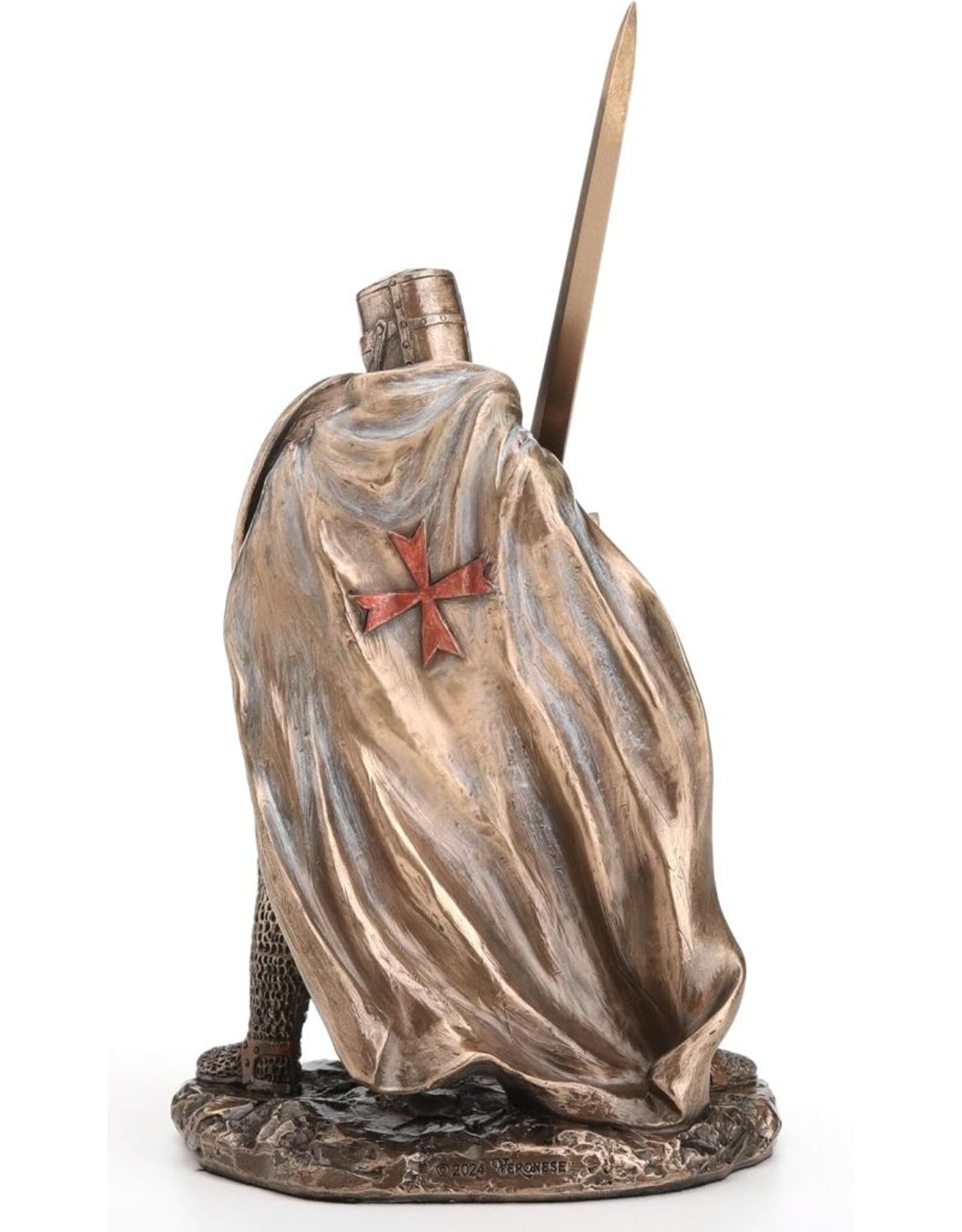 Veronese Design Veronese Design - Tempeliers Kruisvaarder met Zwaard  en Schild Veronese Design