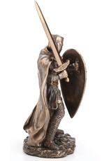 Veronese Design Veronese Design - Tempeliers Kruisvaarder met Zwaard  en Schild Veronese Design