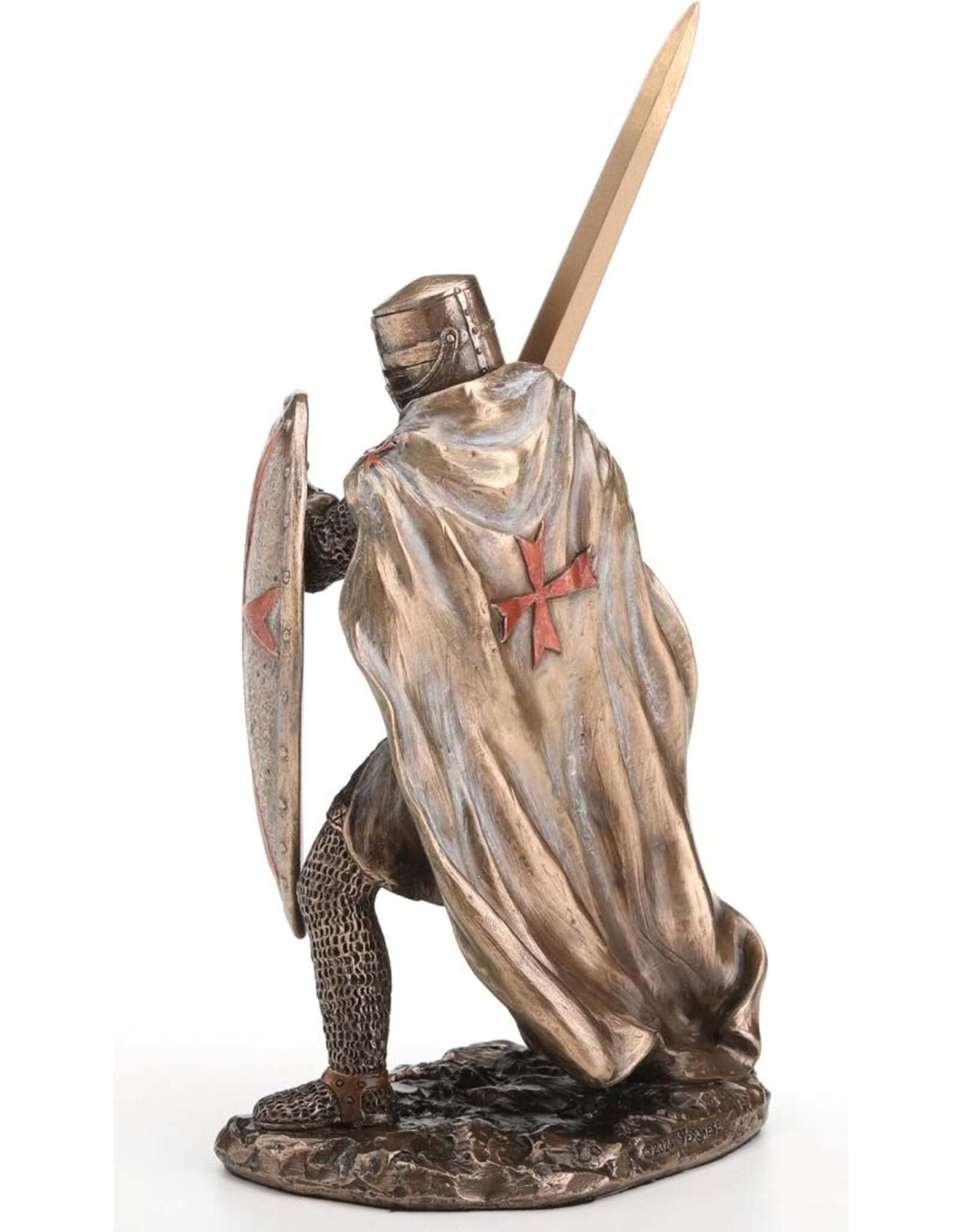 Veronese Design Veronese Design - Knights Templar Crusader wielding Sword and Shield Veronese Design