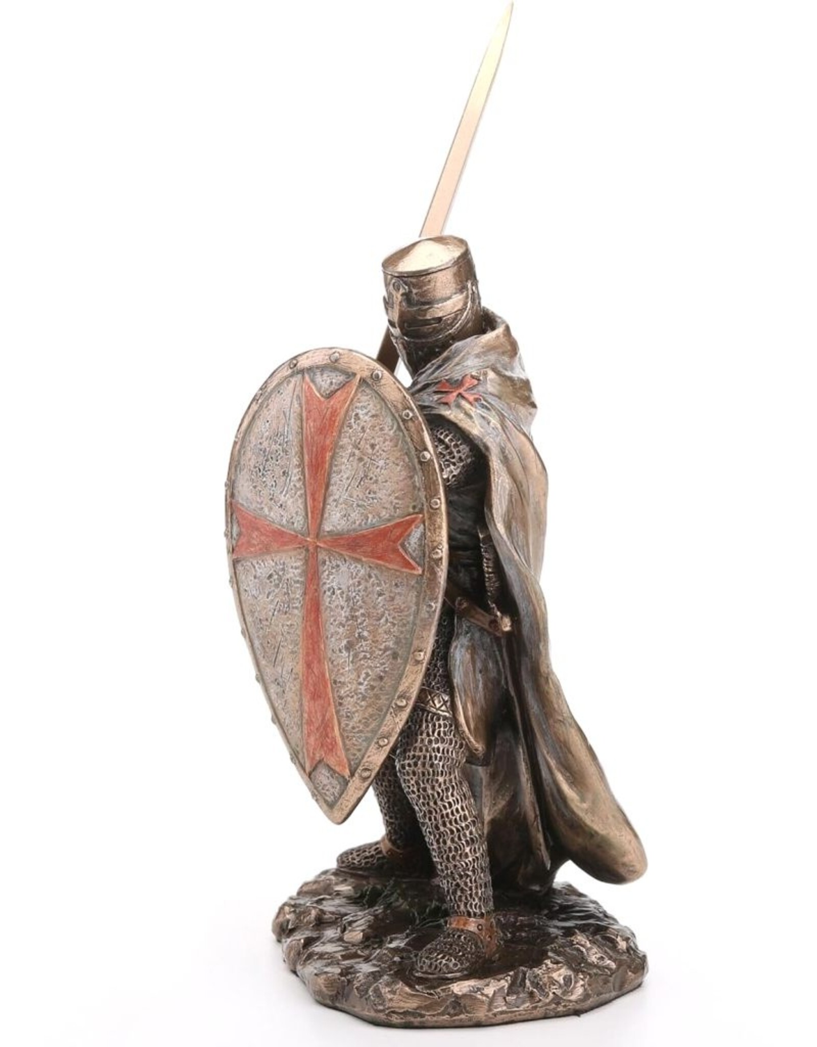 Veronese Design Veronese Design - Templar Crusader wielding Sword and Shield Veronese Design