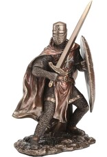 Veronese Design Veronese Design - Templar Crusader wielding Sword and Shield Veronese Design