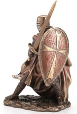 Veronese Design Veronese Design - Templar Crusader wielding Sword and Shield Veronese Design