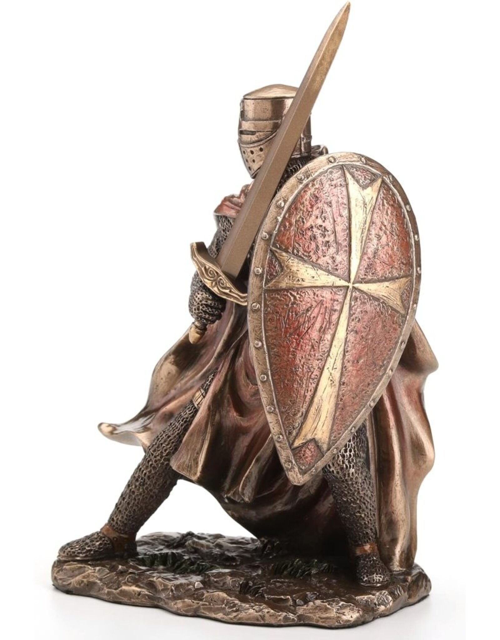 Veronese Design Veronese Design - Tempeliers Kruisvaarder met Zwaard  en Schild Veronese Design