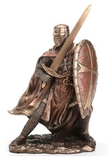 Veronese Design Veronese Design - Templar Crusader wielding Sword and Shield Veronese Design