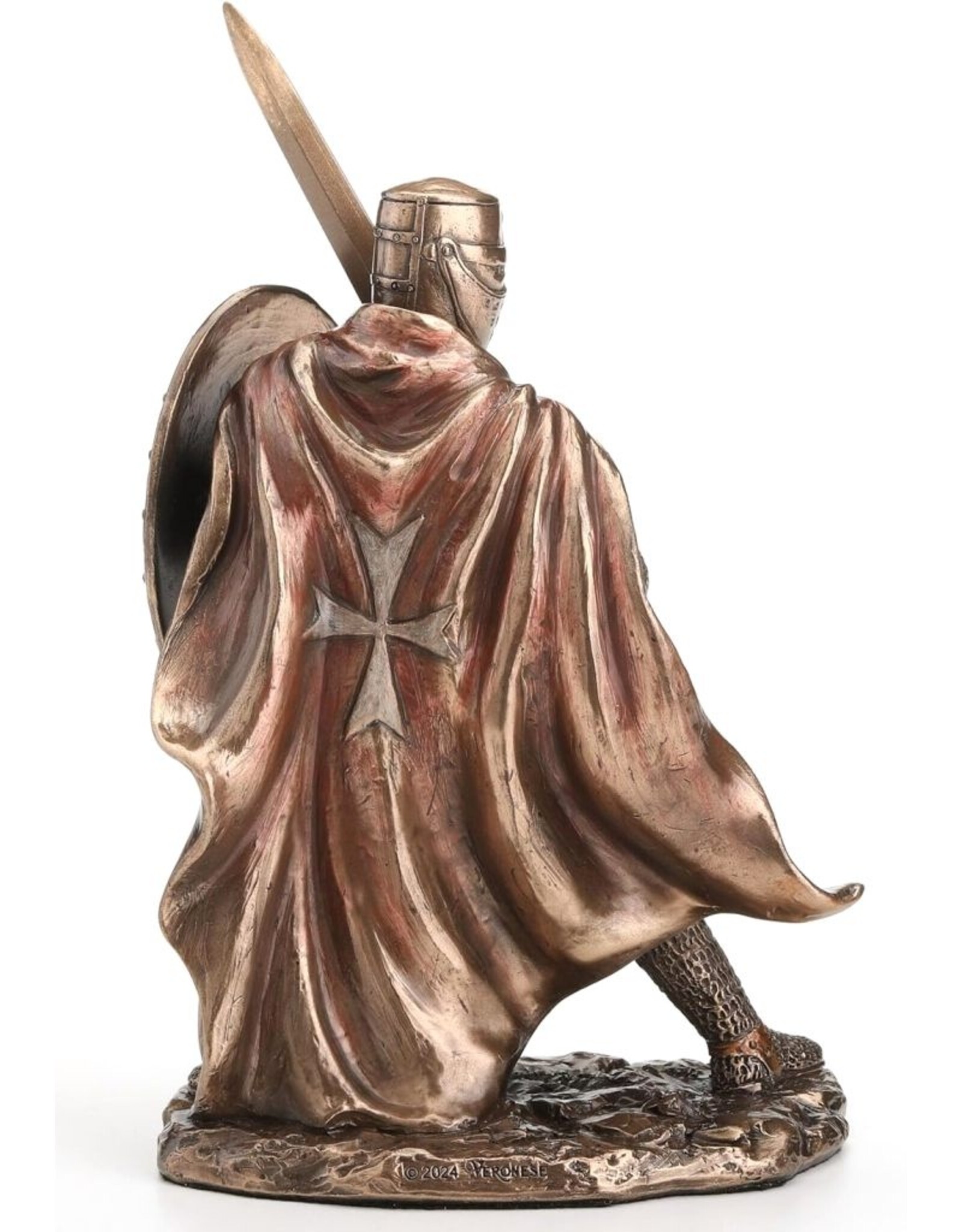 Veronese Design Veronese Design - Templar Crusader wielding Sword and Shield Veronese Design