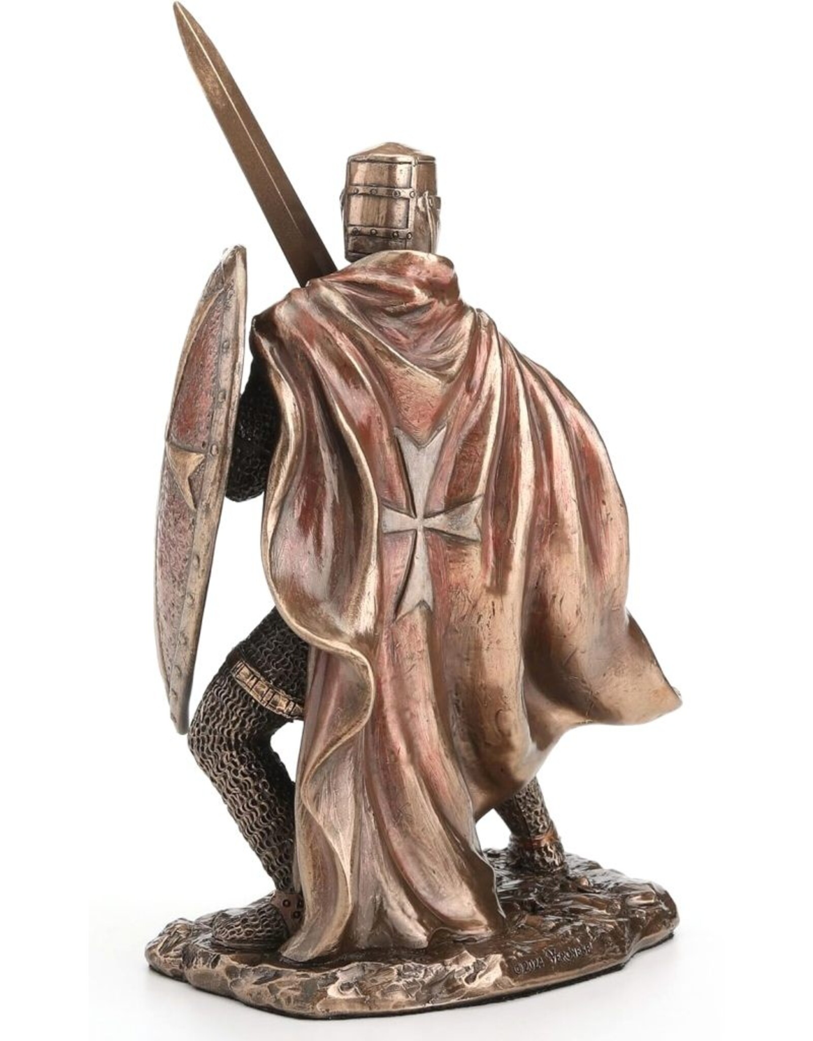 Veronese Design Veronese Design - Tempeliers Kruisvaarder met Zwaard  en Schild Veronese Design