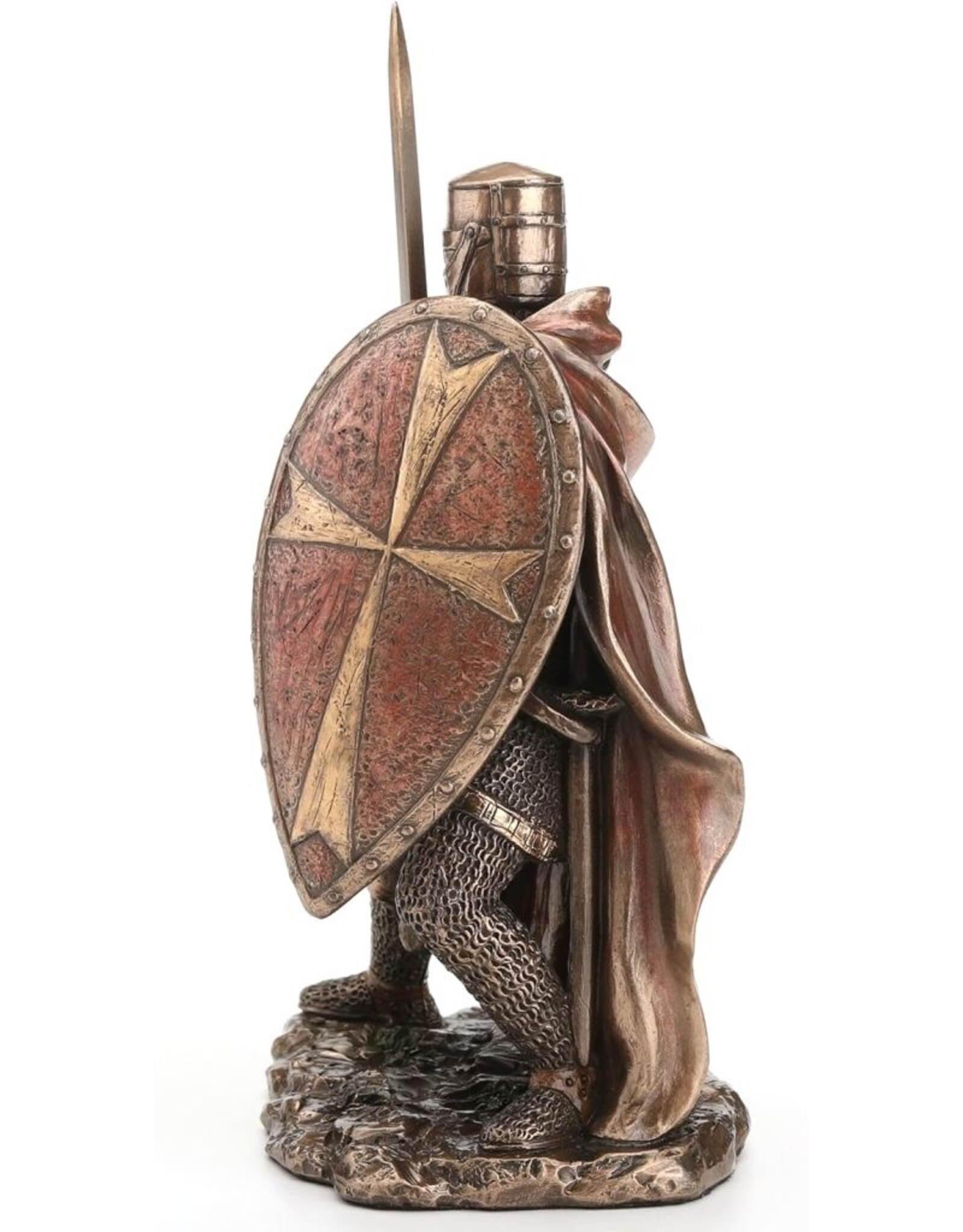 Veronese Design Veronese Design - Tempeliers Kruisvaarder met Zwaard  en Schild Veronese Design