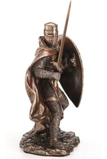 Veronese Design Veronese Design - Templar Crusader wielding Sword and Shield Veronese Design