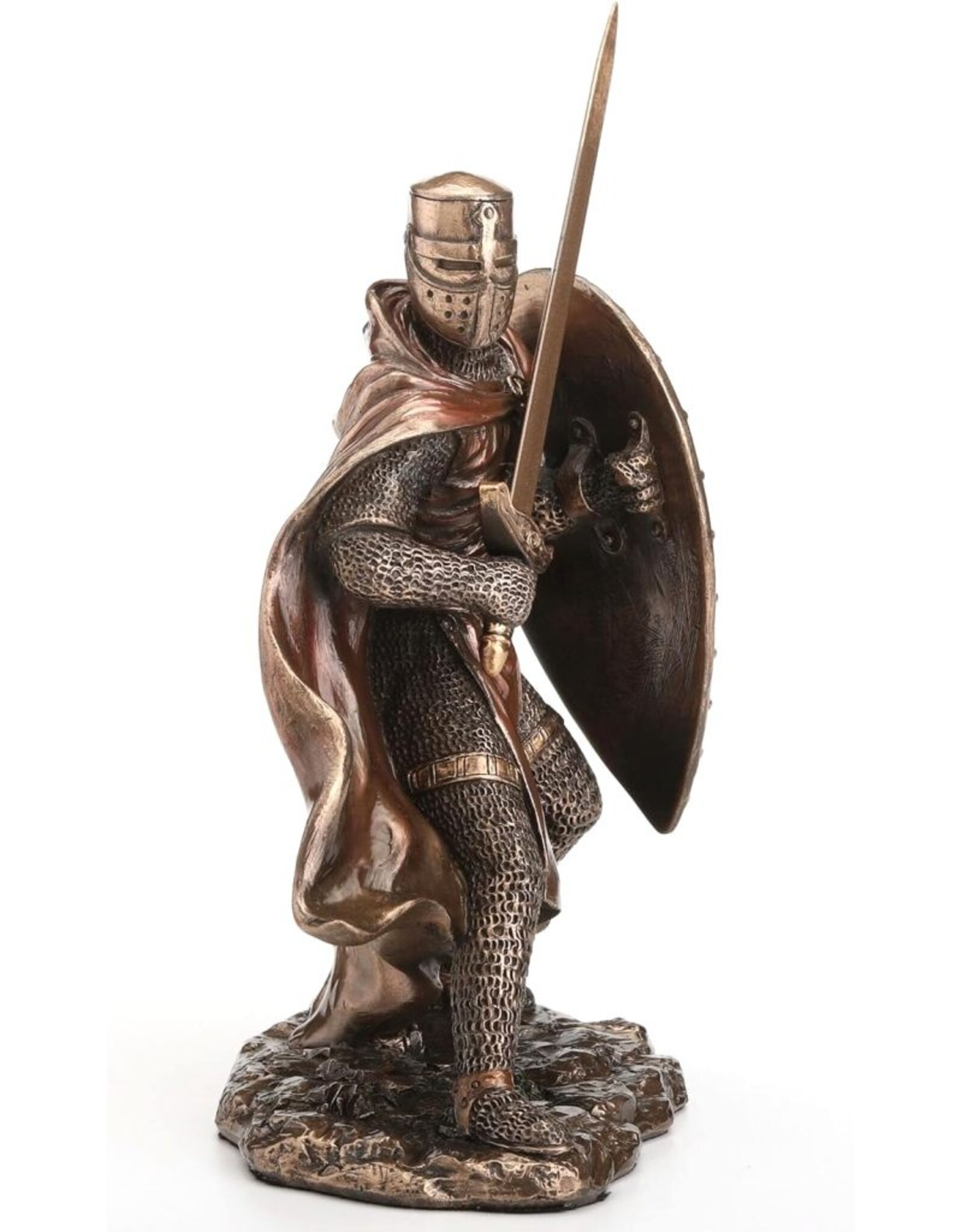 Veronese Design Veronese Design - Templar Crusader wielding Sword and Shield Veronese Design