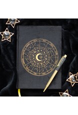 SDW Miscellaneous - Astrologie Wiel Notitieboek met Zwarte Obsidian pen