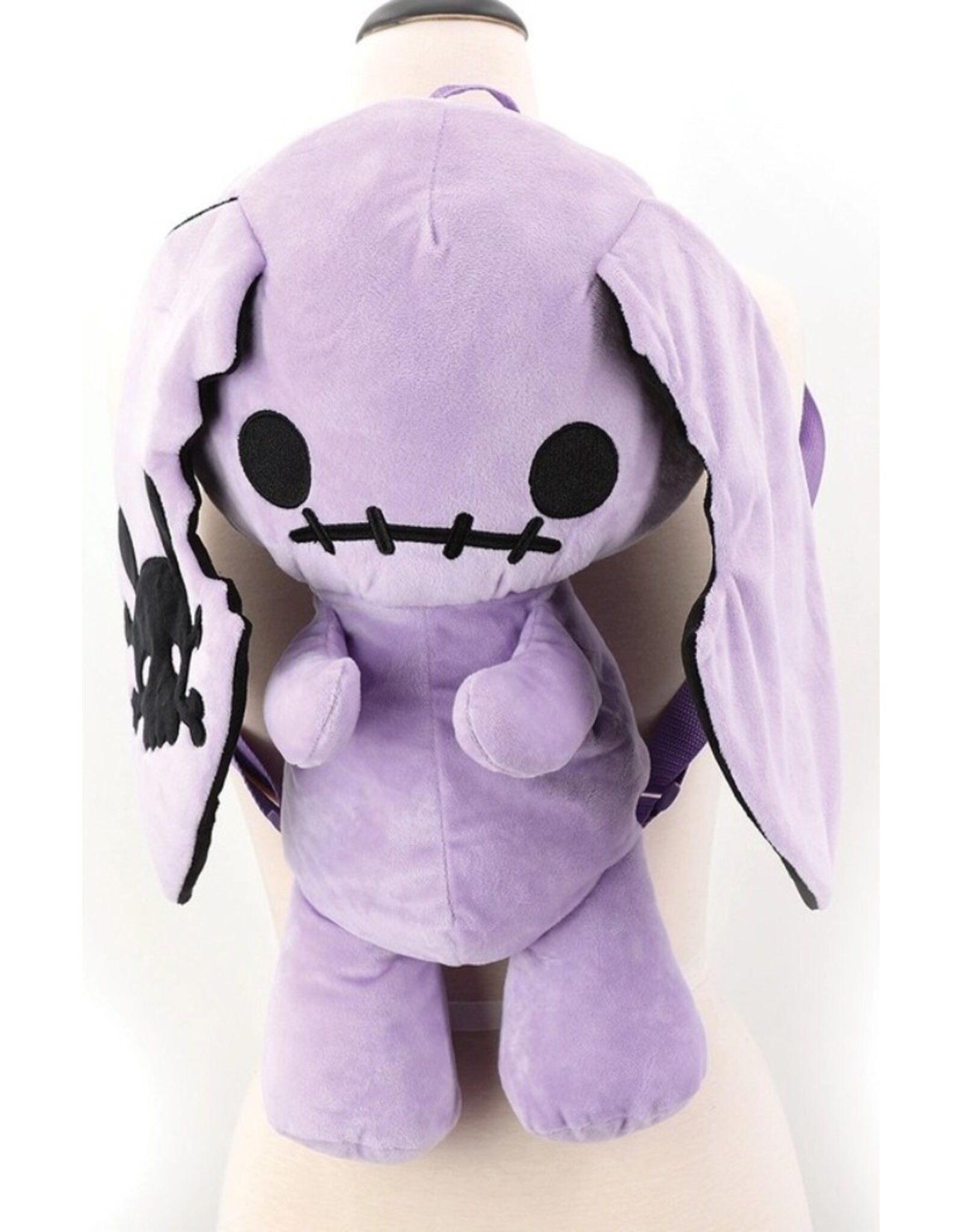 Sleepyville Critters Fantasy bags and wallets - Spookyville Critters Purple Naughty Bunny Plush Backpack