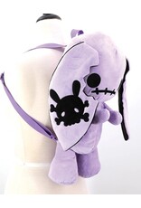 Sleepyville Critters Fantasy bags and wallets - Spookyville Critters Purple Naughty Bunny Plush Backpack