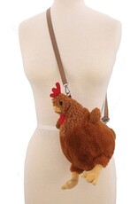 Sleepyville Critters Fantasy bags and wallets - Sleepyville Critters Furry Hen Crossbody Bag