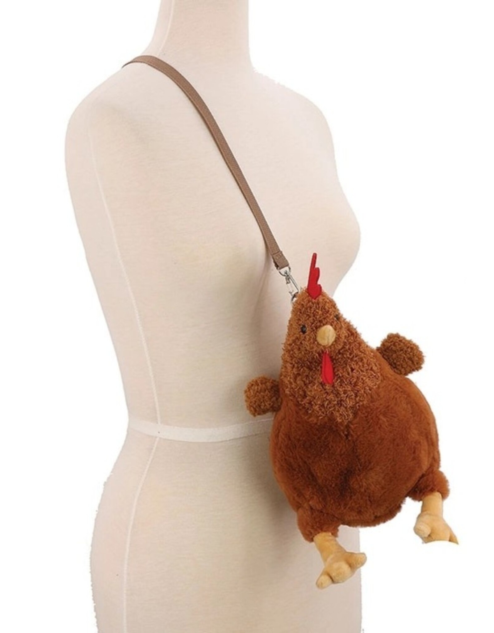 Sleepyville Critters Fantasy bags and wallets - Sleepyville Critters Furry Hen Crossbody Bag