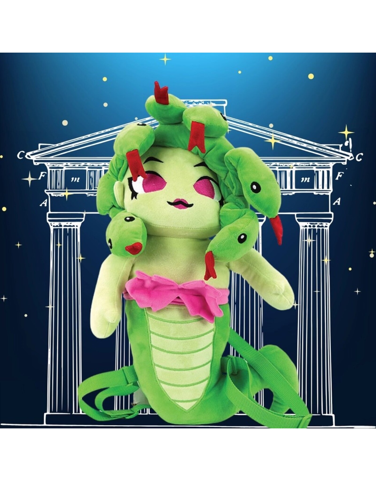 Sleepyville Critters Fantasy bags and wallets - Spookyville Critters Medusa Plush Backpack