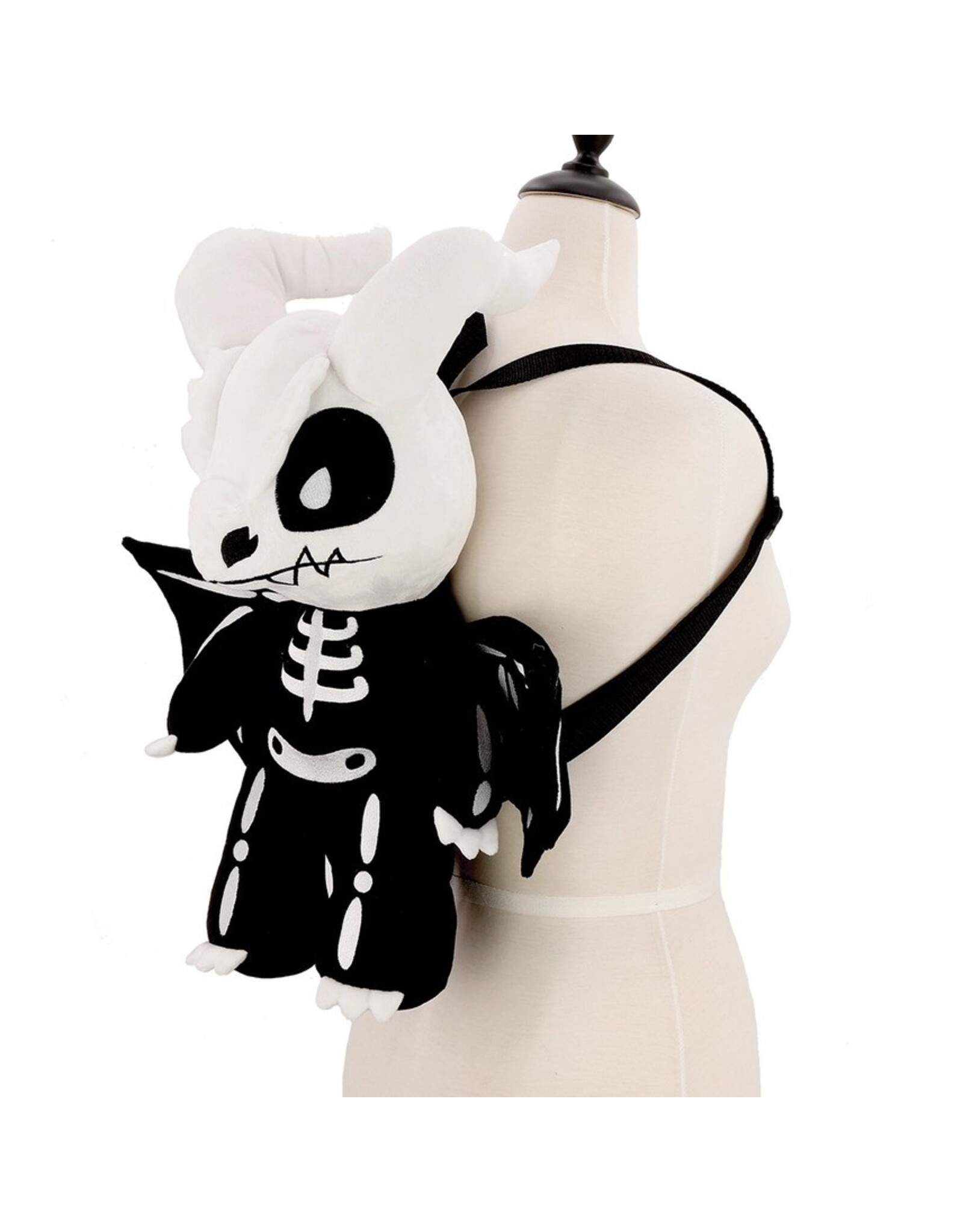 Sleepyville Critters Fantasy bags and wallets - Spookyville Critters Skeleton Dragon Plush Backpack