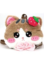 Sleepyville Critters Fantasy bags and wallets - Sleepyville Critters Strawberry Kitty Plushy Backpack