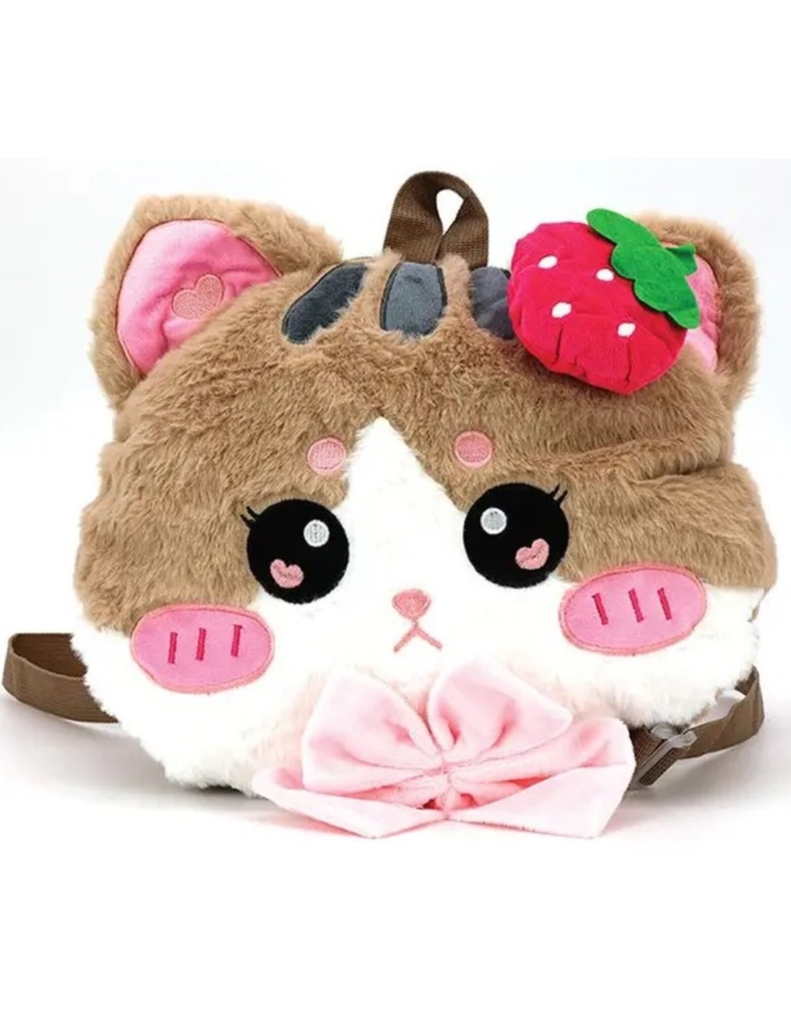 Sleepyville Critters Fantasy bags and wallets - Sleepyville Critters Strawberry Kitty Plushy Backpack