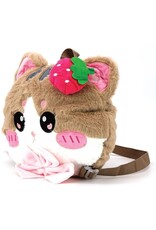 Sleepyville Critters Fantasy bags and wallets - Sleepyville Critters Strawberry Kitty Plushy Backpack