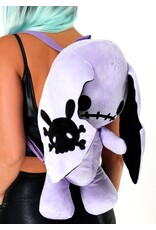 Sleepyville Critters Fantasy bags and wallets - Spookyville Critters Purple Naughty Bunny Plush Backpack