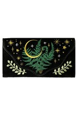 Restyle Fantasy bags and wallets - Herbal Wallet Embroidered Oblong Wallet with Fern