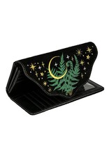 Restyle Fantasy tassen en portemonnees - Herbal Geborduurde Langwerpige Portemonnee met Varen