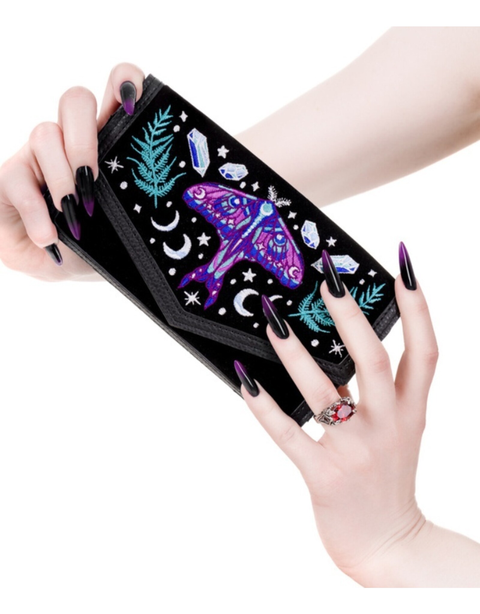 Restyle Fantasy bags and wallets - Enchanted Forest Embroidered Wallet