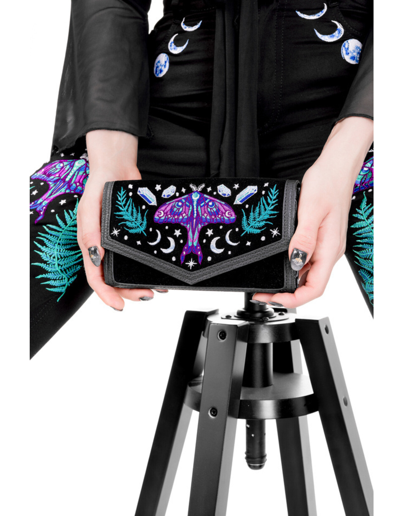 Restyle Fantasy tassen en portemonnees - Enchanted Forest Geborduurde Portemonnee