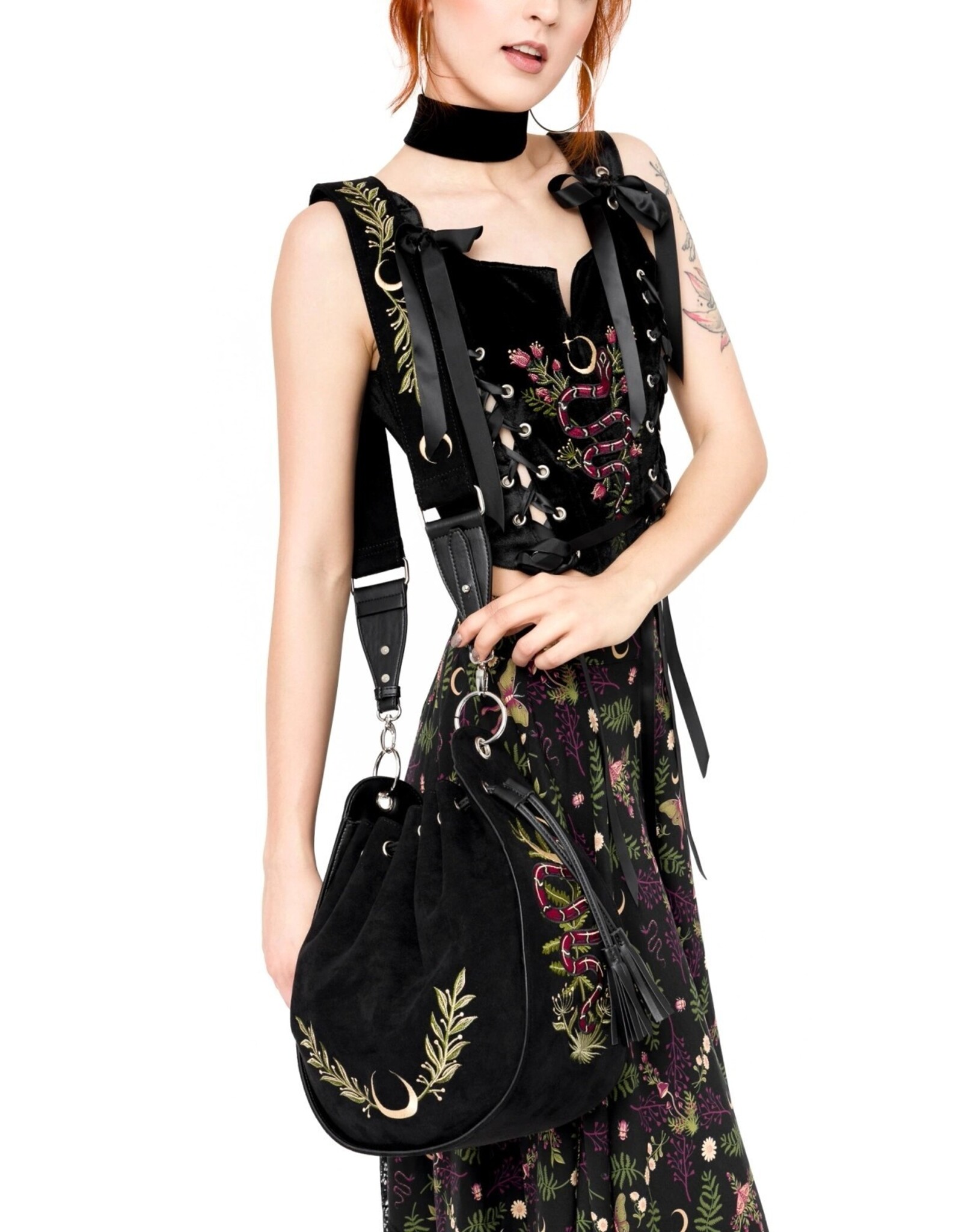 Restyle Gothic bags Steampunk bags -  Serpent's Lair Shoulder Bag