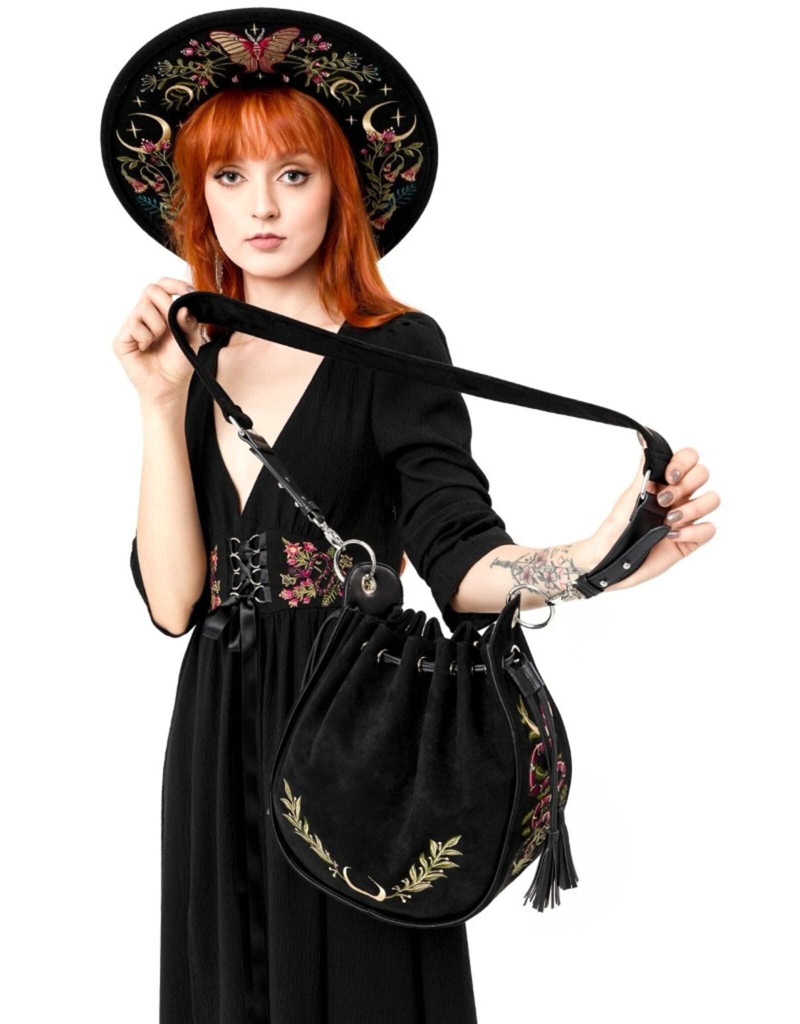 Restyle Gothic bags Steampunk bags -  Serpent's Lair Shoulder Bag